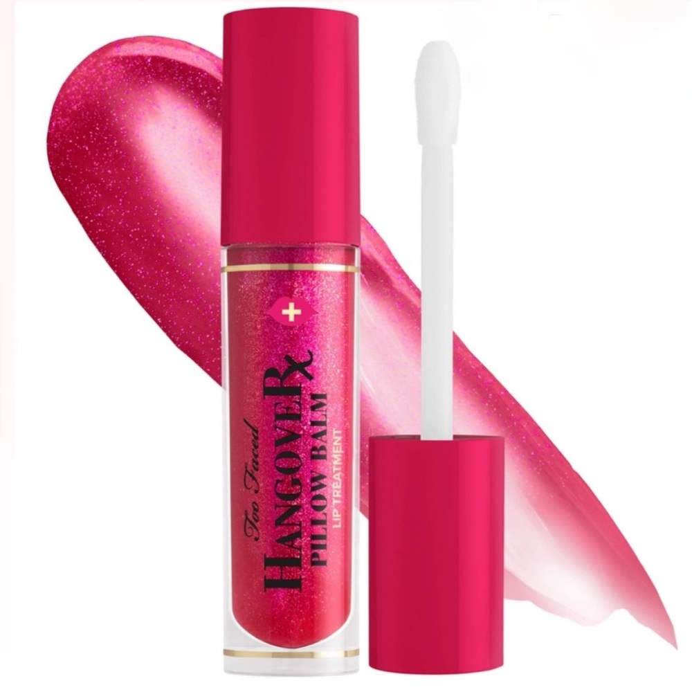 💫💋NIB Too Faced Pink Mint Hangover Rx Pillow Balm